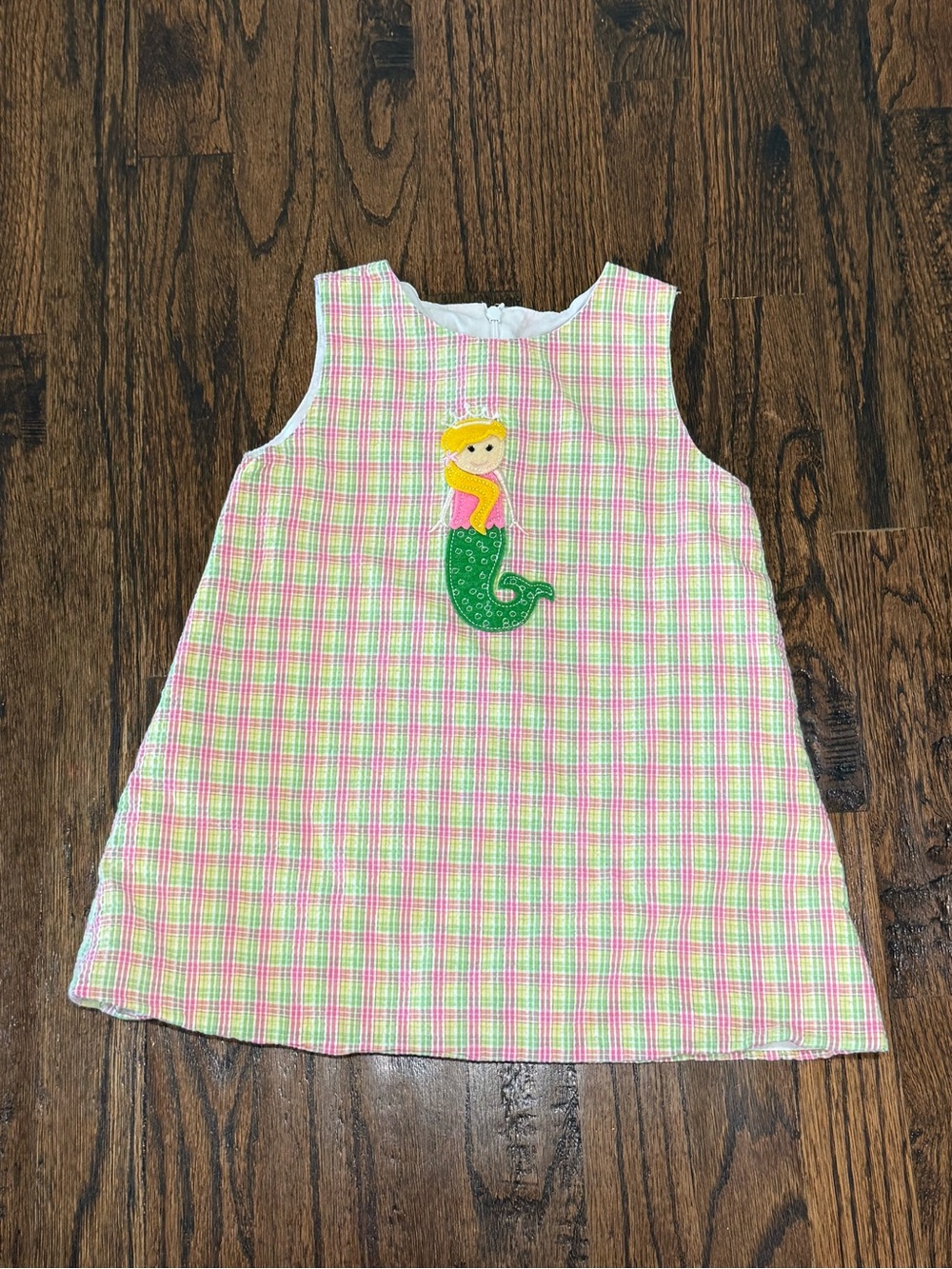 Girls Boutique Mermaid Appliqué Dress Petite Soeur 2T